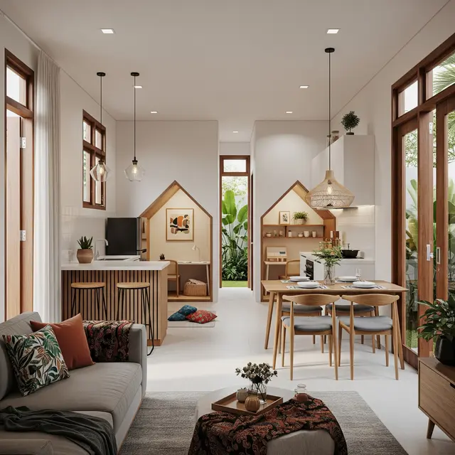 9 Desain Rumah Kecil tapi Tetap Cocok untuk Keluarga dengan Dua Anak