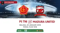 Live Streaming Indosiar Piala Presiden: PS TNI vs Madura United