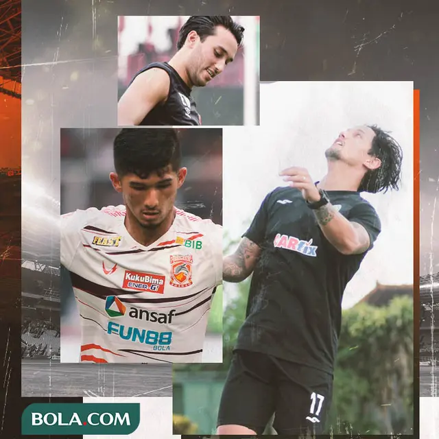 Liga 1 - Kevin Gomes, Ezra Walian, Irfan Bachdim
