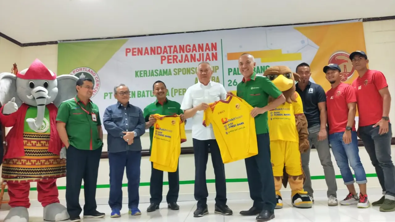 Semen Baturaja Sponsori Sriwijaya FC Jelang Kompetisi Liga 2