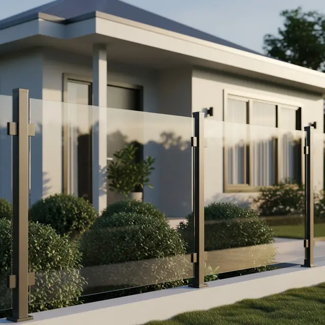 Model Pagar Rumah Kecil agar Tetap Terlihat Luas dan Elegan (Gambar: Gemini AI)