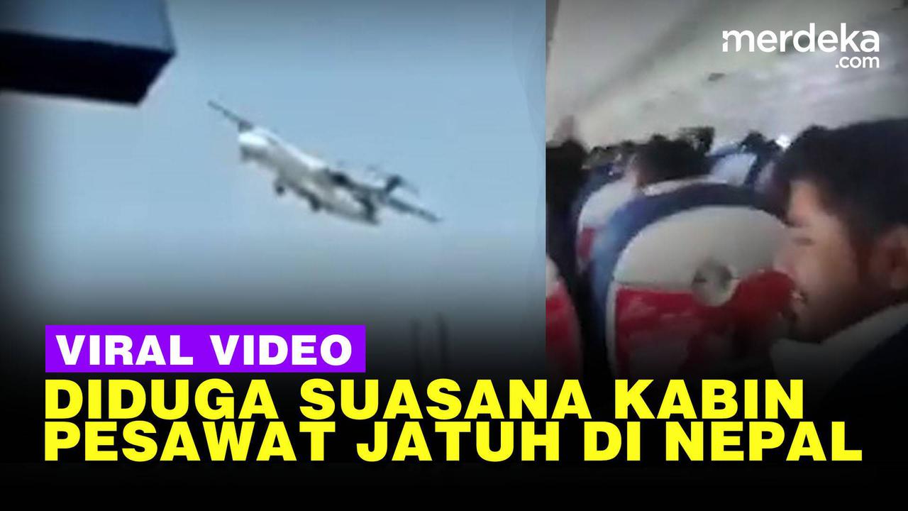 VIDEO: Viral, Video Diduga Suasana Kabin Pesawat Yeti Airlines Jelang Jatuh di Nepal