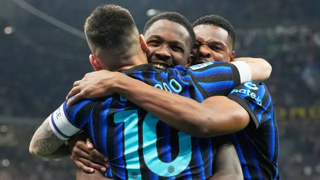 Foto: Inter Milan Hancurkan AS Roma dan Perkuat Posisi Puncak Klasemen Liga Italia