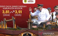 Kabupaten Bogor Merangsek Tiga Besar Indeks Daya Saing Daerah (IDSD) 2025 Jawa Barat