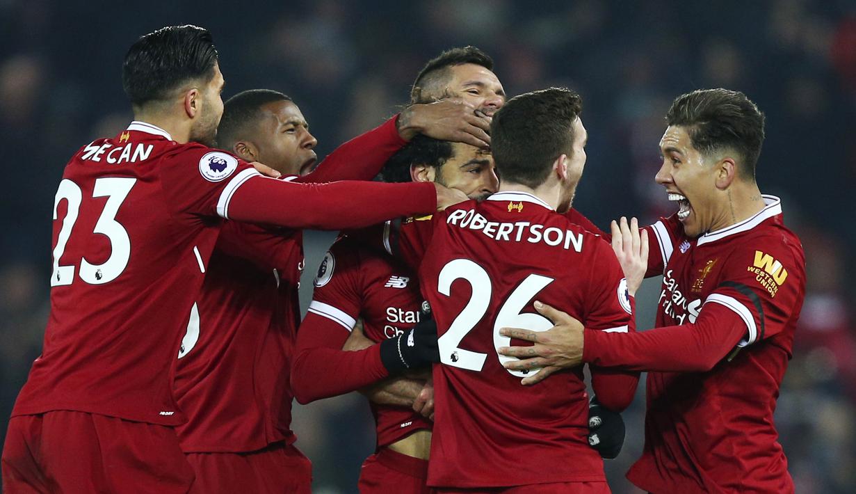 9. Liverpool - Pendapatan 424,2 juta euro (Rp6,9 triliun). (AP/Dave Thompson)