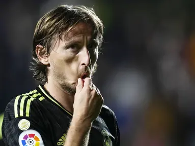 Real Madrid harus mengakui keunggulan Rayo Vallecano pada laga pekan ke-13 Liga Spanyol 2022/2023. (AP/Manu Fernandez)