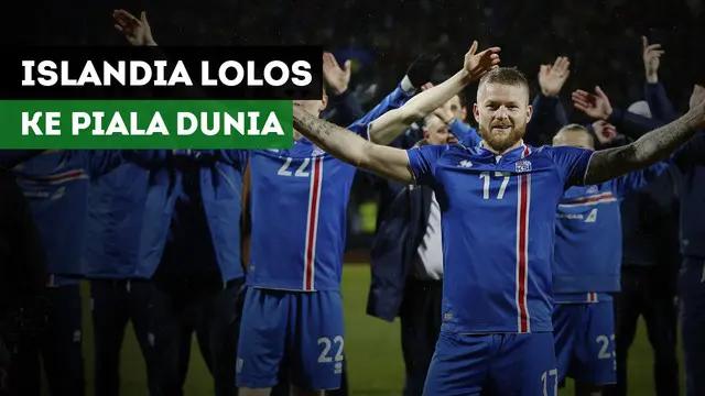 VIDEO: Cara Unik Islandia Rayakan Lolos ke Piala Dunia 2018