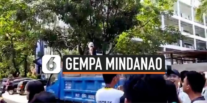 VIDEO: Gempa Magnitudo 6,6 Guncang Mindanao Filipina
