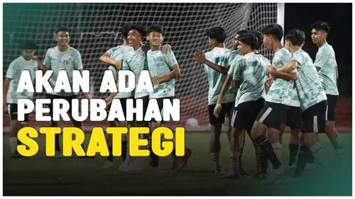 VIDEO: Timnas Indonesia U-16 Akan Lakukan Perubahan Strategi Jelang Hadapi Vietnam di Piala AFF U-16