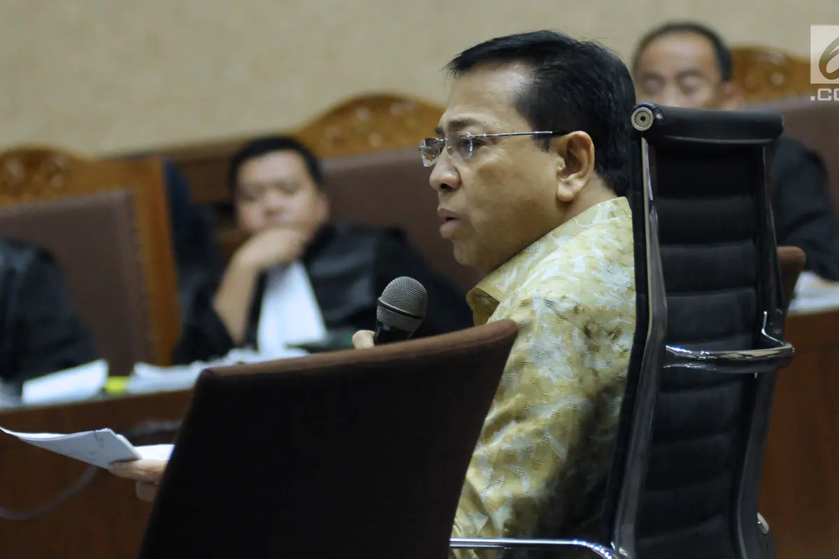 Setya Novanto Bersaksi di Sidang E-KTP
