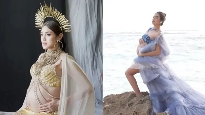 7 Gaya Maternity Shoot Jessica Iskandar dengan Berbagai Tema, Curi Perhatian