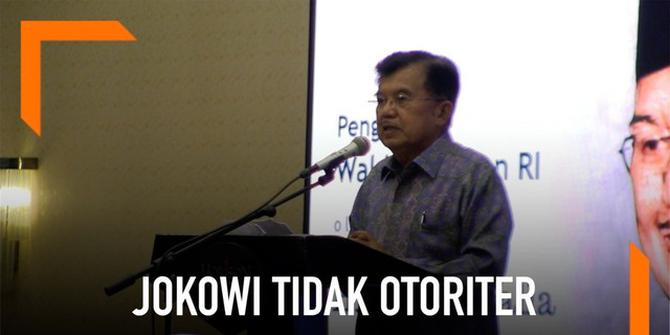 VIDEO: Jusuf Kalla Akui Jokowi Tidak Otoriter