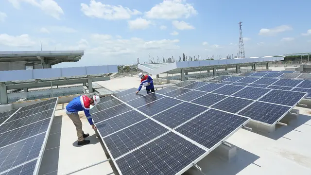 PLTS milik PT Pertamina Refinery Unit (RU) IV Cilacap