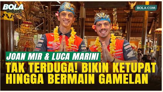 Joan Mir dan Luca Marini Ngabuburit di Bali, Ketupat hingga Gamelan Jadi Tantangan Baru