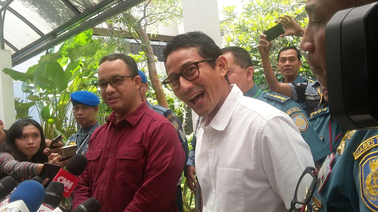 Anies Baswedan dan Sandiaga Uno