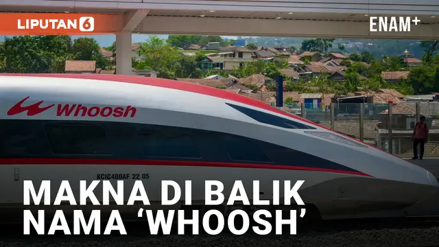 Kereta Cepat Jakarta-Bandung Resmi Beroperasi, Ini Makna Nama 'Whoosh' dan Logonya