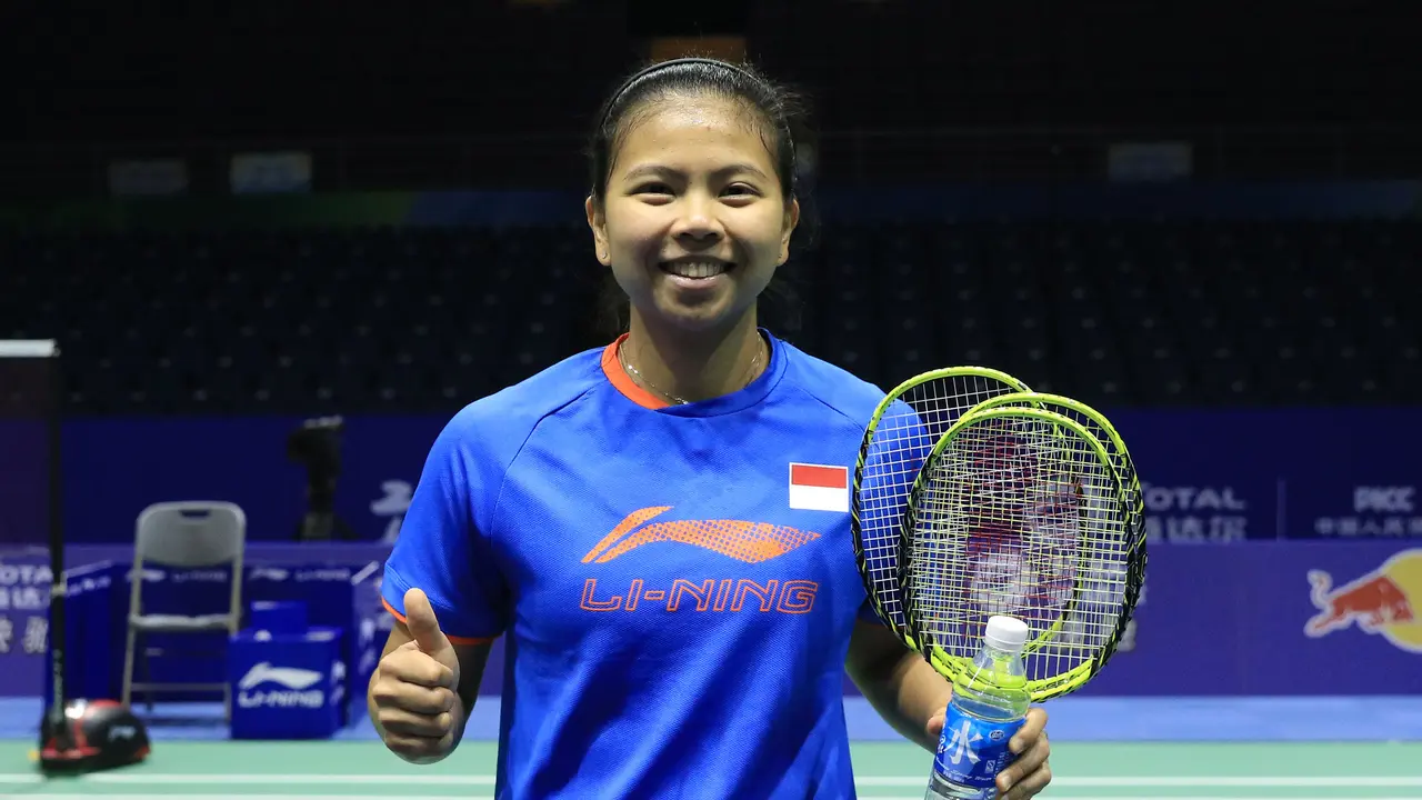 Kapten Tim Uber Indonesia Greysia Polii.