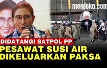 VIDEO: Pesawat Susi Air Dipaksa Keluar di Hanggar Malinau