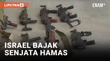 Israel Pamerkan Senjata Hamas yang Telah Direbut
