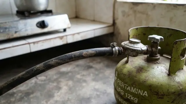 Selang Sudah Lama Dipakai atau Tidak Berlabel SNI