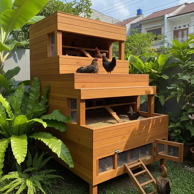 9 Inspirasi Kandang Ayam Estetik Tidak Mengganggu Tetangga