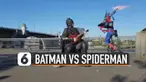 Biasanya superhero beraksi melawan kejahatan. Tetapi superhero ini malah bertarung memainkan alat musik.