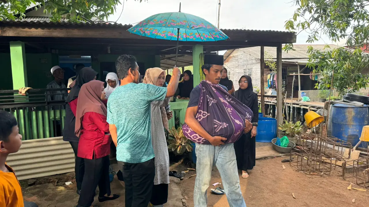 Bayi Erlina Nur Rahmadini (7 bulan) yang telah mendapatkan pendampingan dan pemantauan dari tenaga kesehatan Arthakes.