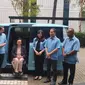 Taksi Bluebird dengan Kursi Elektrik Jadi Alternatif Transportasi Lebih Nyaman Bagi Difabel dan Lansia.&nbsp; (Liputan6.com/Henr)