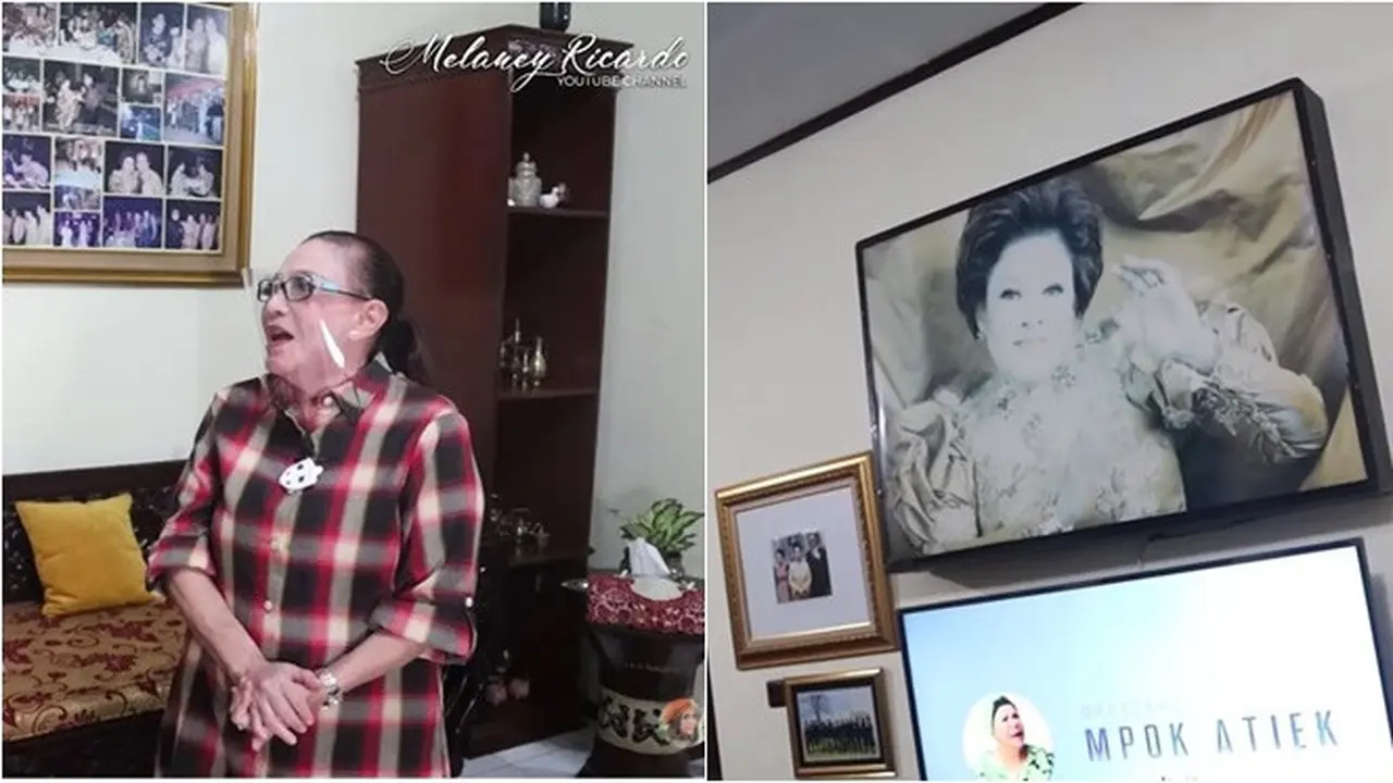 8 Potret Rumah Mpok Atiek yang Sederhana, Dipenuhi Foto Masa Muda