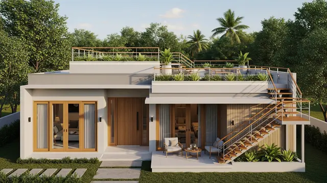 9 Contoh Rumah 1 Lantai Atap Dak untuk Area Multifungsi, Tren Hunian Modern
