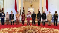 Bamsoet usai menjadi pembaca  Teks Proklamasi dalam Upacara Peringatan Detik-Detik Proklamasi Indonesia, di Istana Negara (Foto:MPR)