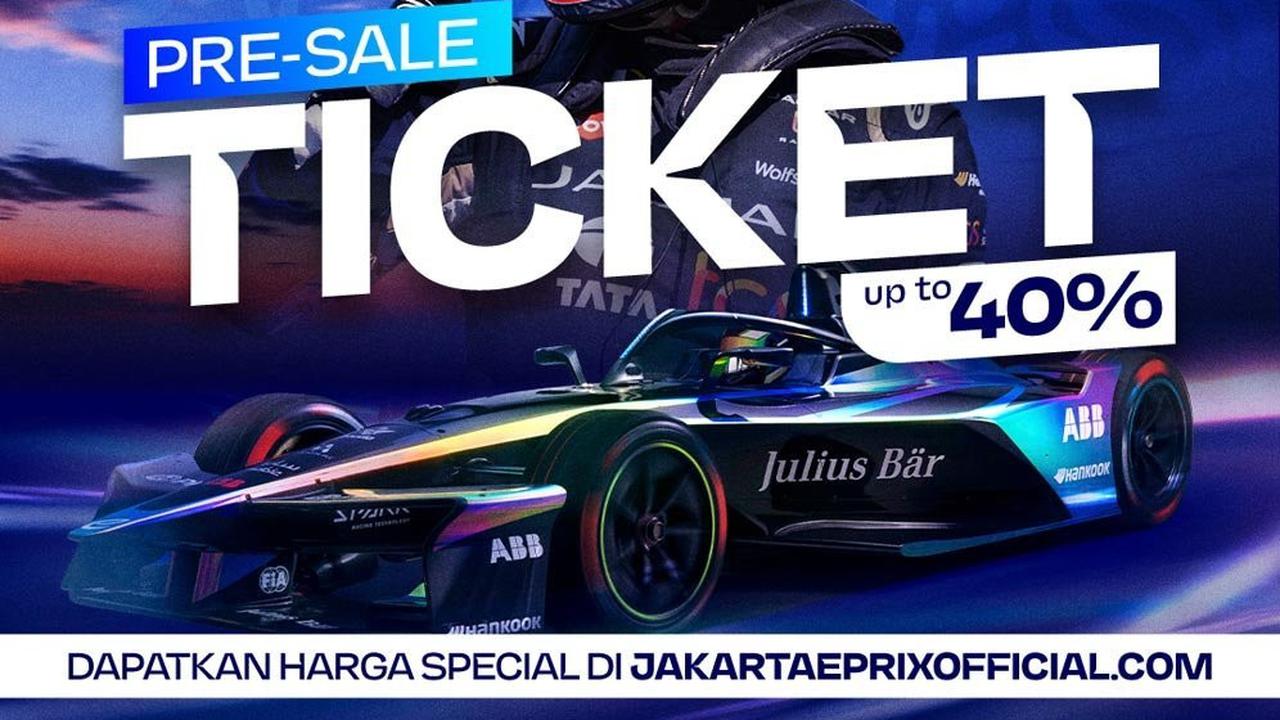 Tiket ABB FIA Formula E Championship 2025 untuk Jakarta E-Prix 2025 telah dijual mulai 28 April 2025. (c) JakPro