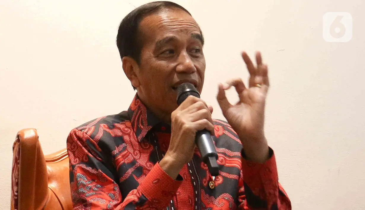 <p>Dalam kesempatan itu, Jokowi membeberkan alasan dirinya cawe-cawe menjelang pemilu 2024. (Liputan6.com/Herman Zakharia)</p>