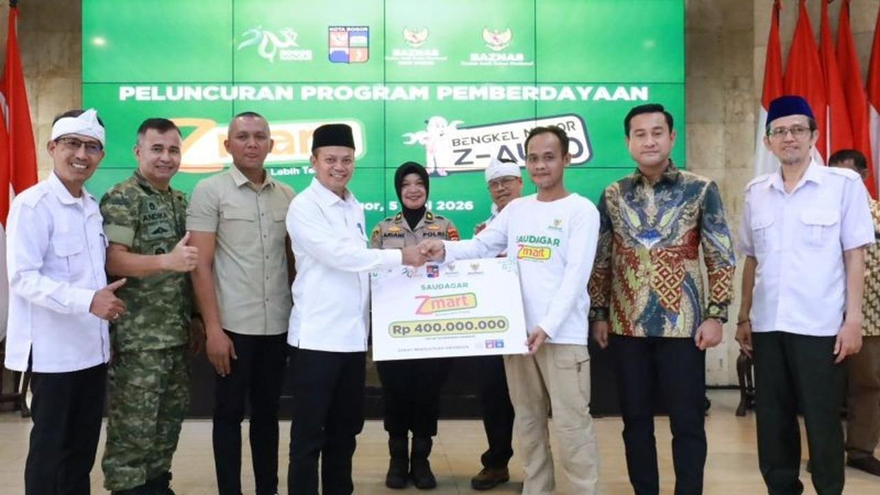 Baznas Luncurkan Program Zmart dan Z-Auto, Dorong Kemandirian Ekonomi Mustahik di Bogor