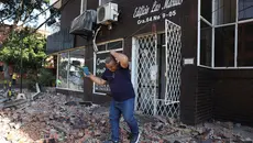 Kepanikan Warga Saat Gempa M 7,4 Guncang Kolombia