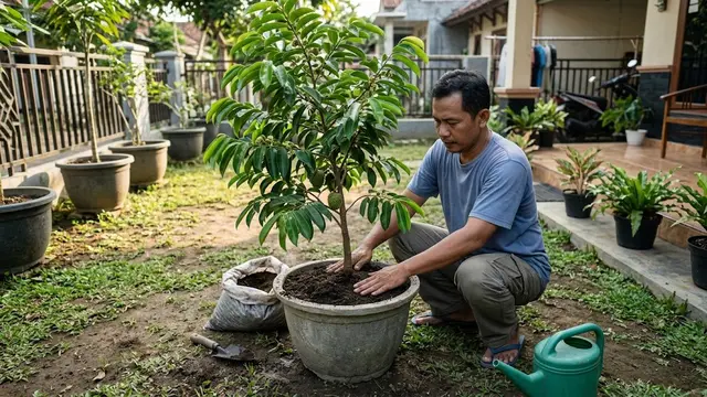 Cara Membuat Pohon Sirsak Pendek tapi Cepat Berbuah, Perawatannya Lebih Praktis