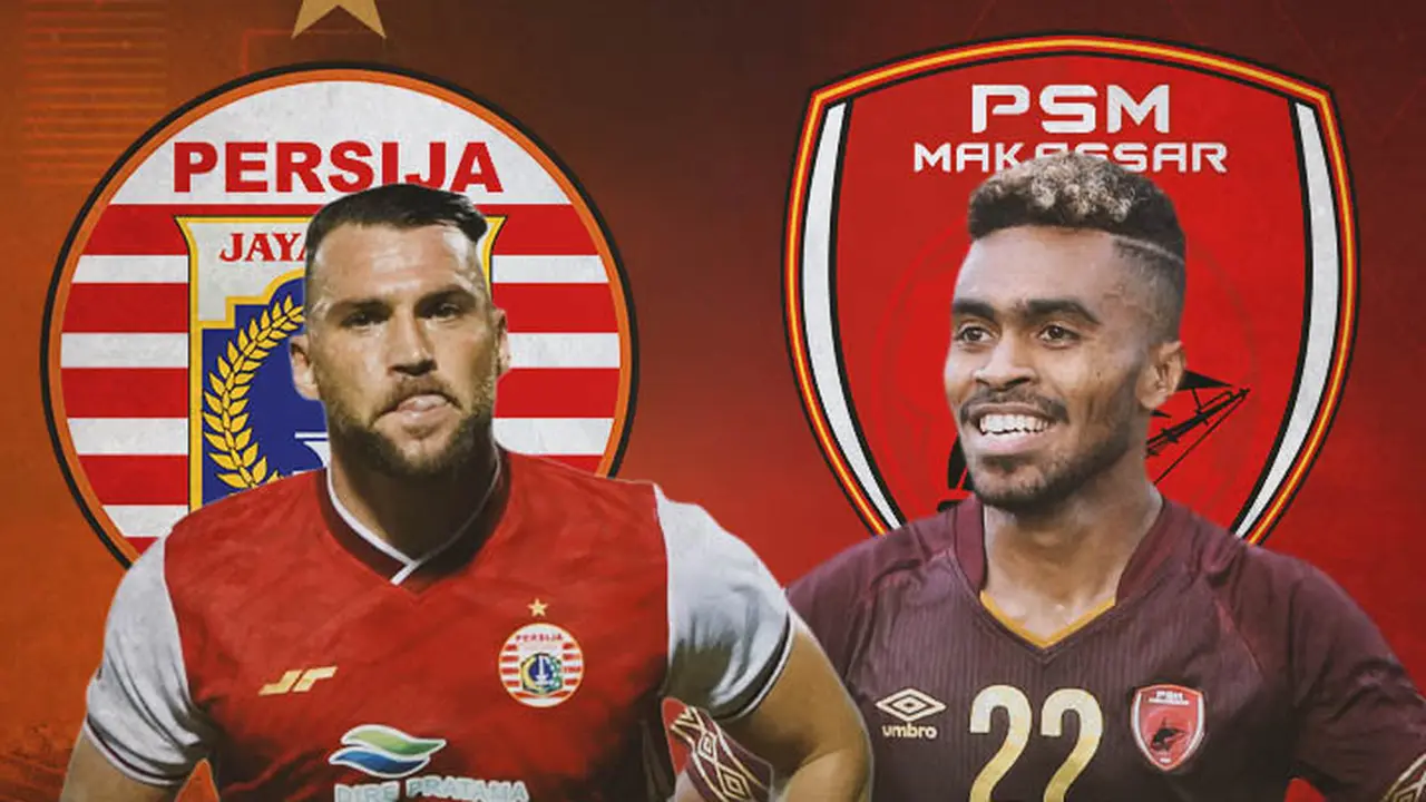 Piala Menpora - Duel Penyerang Persija Jakarta Vs PSM Makassar