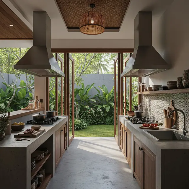 9 Desain Dapur Konsep Terbuka untuk Dua Keluarga, Solusi Harmonisasi Ruang