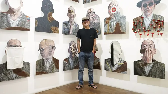 Melihat Perjalanan Artistik Perupa Agus Suwage dari Era 90an di Museum MACAN