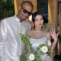 Penasaran seperti apa gaun pernikahan Yasmeen Bianda, anak Andra Ramadhan yang gelar pesta private. (Foto: Instagram/YasmeenBianda)