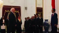 Jokowi Terima Surat Kepercayaan dari 11 Dubes di Istana
