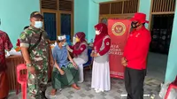 Binda Aceh terus menggencarkan vaksinasi massal di sejumlah titik. (Istimewa).