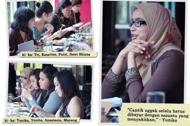 Suasana diskusi Fimela Luncheon di Jackrabbit