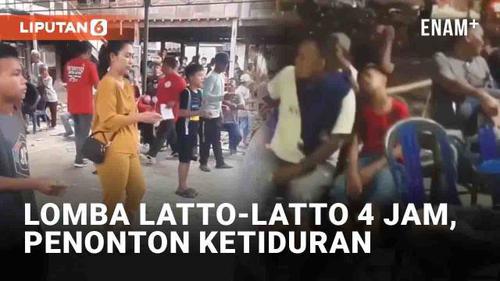 VIDEO: Viral Lomba Latto-Latto Berlangsung Sampai 4 Jam, Panitia dan Penonton Ketiduran