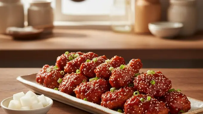 Ilustrasi Ayam Gochujang/Gemini AI