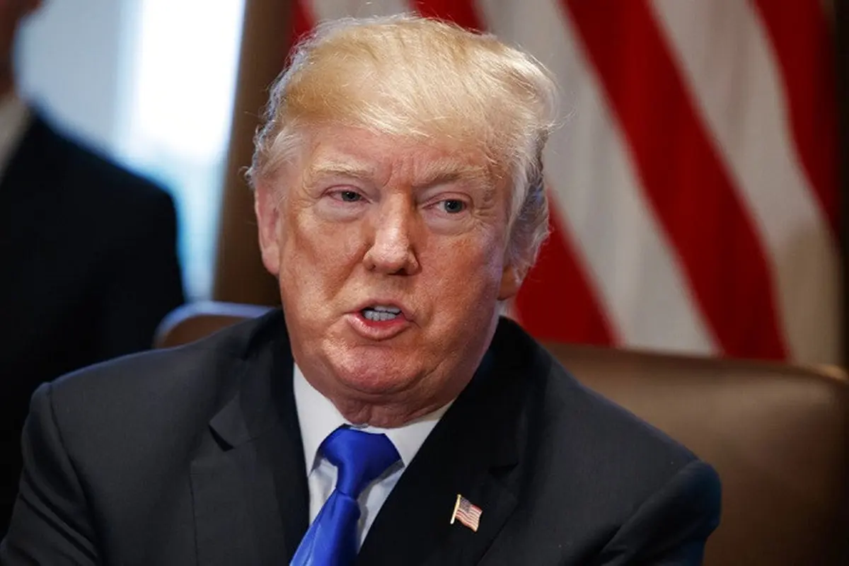 Presiden ke-45 Amerika Serikat Donald Trump (AP Photo/Evan Vucci)