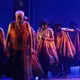 Para aktor Teater Koma menampilkan adegan dalam pementasan Rumah Sakit Jiwa di Graha Bhakti Budaya, Taman Ismail Marzuki, Jakarta, Rabu (29/7/2026). Produksi ke-237 Teater Koma yang berkolaborasi dengan Bakti Budaya Djarum Foundation ini kembali menghadirkan karya almarhum N. Riantiarno dengan interpretasi artistik baru yang merefleksikan isu kemanusiaan, relasi kuasa, dan kesehatan mental yang tetap relevan di tengah perkembangan zaman. (KLY/ Budy Santoso)