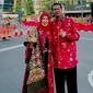 Wali Kota Pariaman, genius Umar dan istri jajal Citayam Fashion Week. (Liputan6.com/ ist)