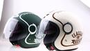 GM Vint menjadi alternatif bagi pengendara yang menginginkan helm model bogo atau klasik. Bertemakan helm vintage, GM Vint hadir dengan bentuk membulat serta dihiasi grafis retro. Berbeda dengan Cargloss CFM, helm ini memiliki visor yang sudah terintegrasi serta tambahan visor gelap penambah kenyamanan. Helm ini dibanderol seharga Rp260 ribuan. (Source: gmhelmets.com)