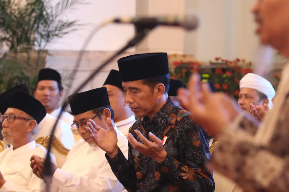 Presiden Jokowi Silaturahmi Bersama Ratusan Kiai dan Habib